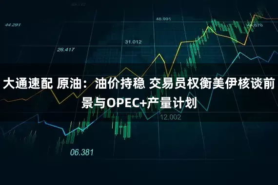 大通速配 原油：油价持稳 交易员权衡美伊核谈前景与OPEC+产量计划